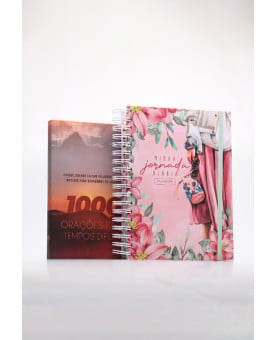Kit Planner Feminino Menina + 1000 Orações Para Tempos Difíceis | Amor Digno 