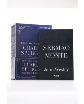 Kit Sermão do Monte | John Wesley + Box 6 Volumes Edição Especial | Charles Spurgeon | Diante das Ondas