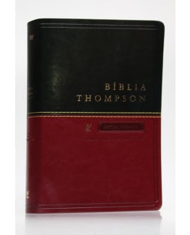 Bíblia de Estudo Thompson | AEC | Letra Grande | Luxo | Verde e Vinho