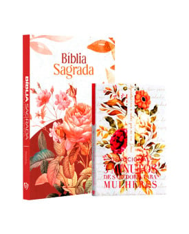 Kit Bíblia RC Slim Florida + Devocional 3 Minutos de Sabedoria Para Mulheres | Poder Magnífico