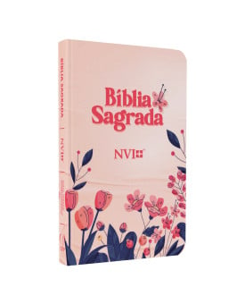 Bíblia NVI Slim | Capa Dura | Floral Cartoon