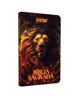 Bíblia NVI Slim | Capa Dura | Leão Épico