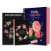 Kit Bíblia ACF Anote Azul Safira + Abas Adesivas + 3 Minutos de Sabedoria Para Mulheres Círculo Floral | Sábia Paixão