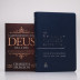 Kit Bíblia Pregação Expositiva Hernandes Dias Lopes Azul Escuro + Devocional Spurgeon | Clássica