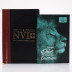 Kit Bíblia NVI Letra Grande Duotone Slim + Jornada Através das Escrituras Leão Azul | Estudo Diário