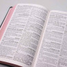 Bíblia Sagrada | RC | Harpa Avivada e Corinhos | Letra Gigante | Semi-Flexível | Flores Cruz