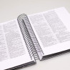 Bíblia Sagrada Anote a Palavra | ACF | Letra Normal | Capa Dura | Rei dos Reis | Espiral | Com Espaço Para Anotações