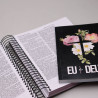 Kit Bíblia ACF Capa Dura Flores Cruz Com Espaço Para Anotações + Eu e Deus Flores Cruz | Conselho Divino