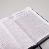 Bíblia Pregação Expositiva | RA | Letra Normal | Luxo | Azul Escuro