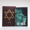 Kit Estrela de Davi | Bíblia + Eu e Deus Leão Azul | Orar e Vencer