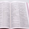Bíblia Sagrada | RC | Harpa Avivada e Corinhos | Letra Normal | Capa Dura | Floral Aquarela | Slim