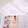 Kit Bíblia Sagrada Infantil Lhama + 365 Histórias Bíblicas para Colorir | Aprendendo sobre a Bíblia
