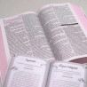 Kit Bíblia da Mulher Sábia RC Harpa Letra Grande Floral Branca + 3 Minutos com Sabedoria Para Mulheres | Sabedoria Divina
