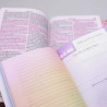 Kit Bíblia de Estudo da Mulher Sábia RC Harpa Letra Grande Pink + Eu e Deus Rosas | Cheias de Sabedoria