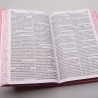 Santa Biblia | Reina Valera Tradicional | Letra Gigante | Luxo | Flores Rosa