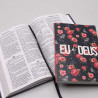 Kit Bíblia Sagrada ACF Letra Gigante Espírito Santo + Devocional Eu e Deus Rosas | Caminhos Para Sabedoria
