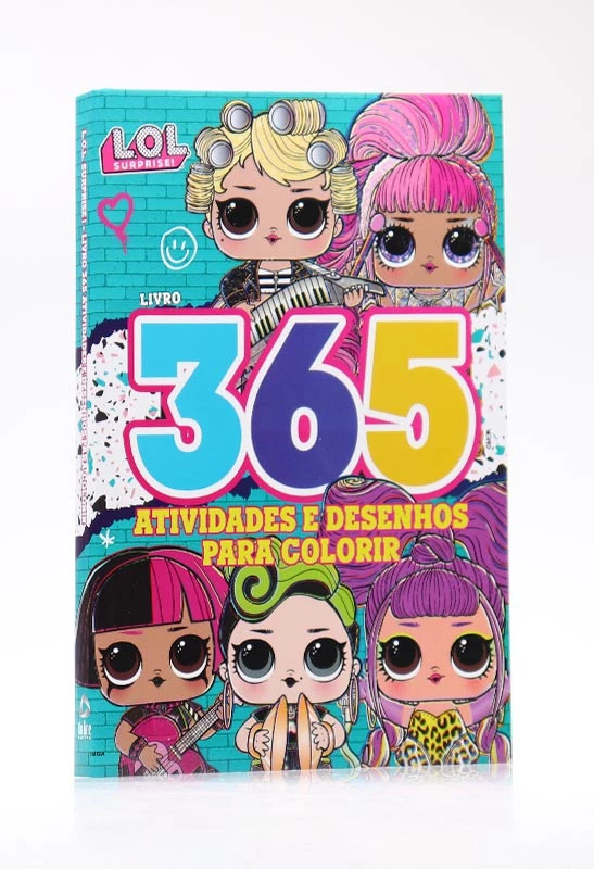 L. O. L. surprise! - livro 365 ativ. Desenhos colorir em Promoção