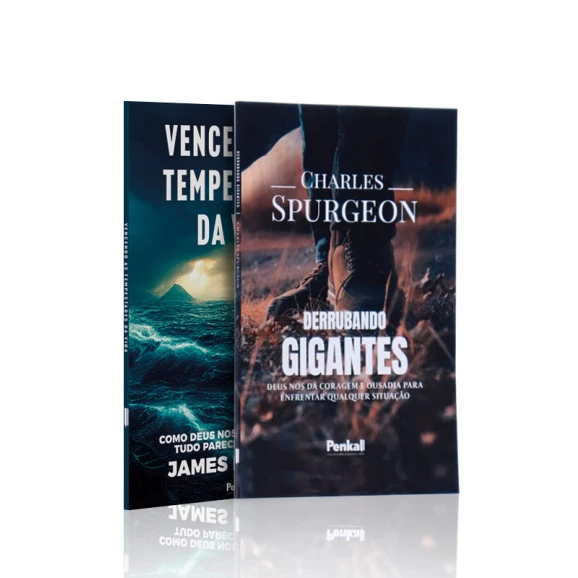 Kit 2 livros | Derrubando Gigantes | Charles Spurgeon + Vencendo as Tempestades da Vida | James Durham | Vencendo as Batalhas da Vida