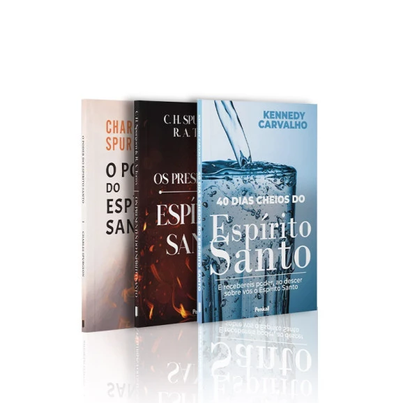 Kit 3 livros | O Poder do Espírito Santo em Nossas Vidas