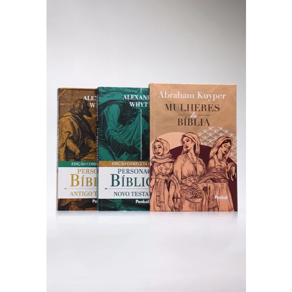 Box 2 Livros | Personagens Bíblicos | Alexander Whyte + Mulheres da Bíblia | Abraham Kuyper