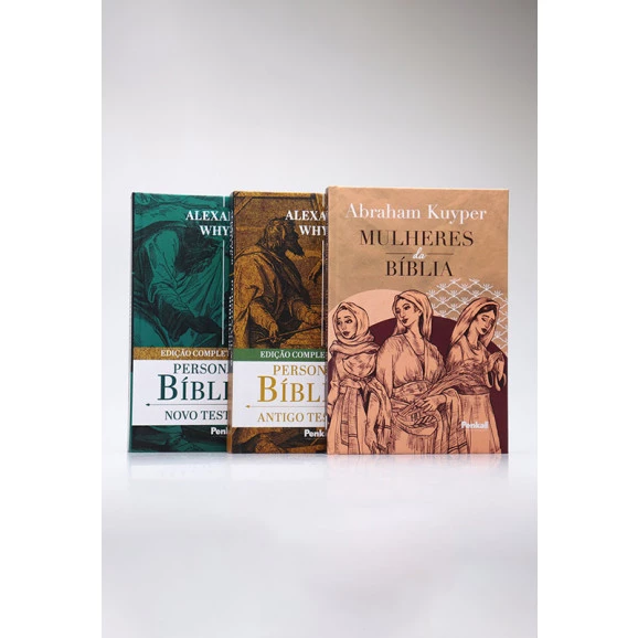 Box 2 Livros | Personagens Bíblicos | Capa Dura | Alexander Whyte + Mulheres da Bíblia | Abraham Kuyper