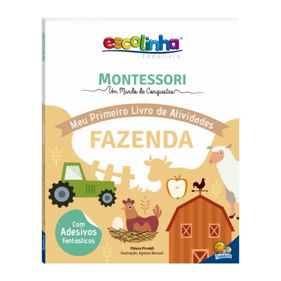 Montessori | Meu Primeiro Livro de Atividades | Fazenda | Chiara Piroddi