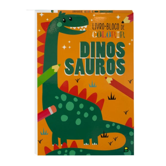 Livro-Bloco de Colorir: Dinossauros | TodoLivro