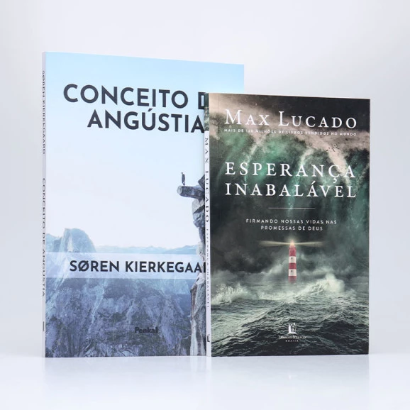 Kit Conceito de Angústia | Søren Kierkegaard + Esperança Inabalável | Vida Perpétua