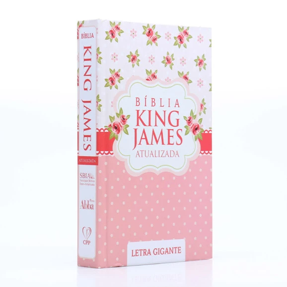 Bíblia Sagrada KJA | King James Atualizada | Letra Gigante | Capa Dura | Scrap Book