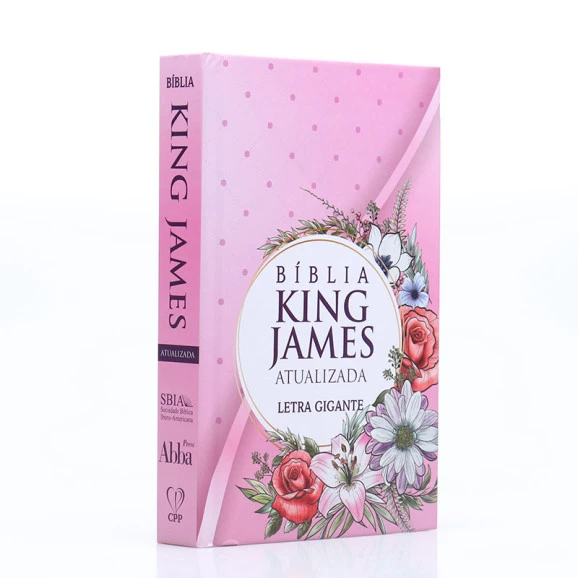 Bíblia Sagrada KJA | King James Atualizada | Letra Gigante | Capa Dura | Poá