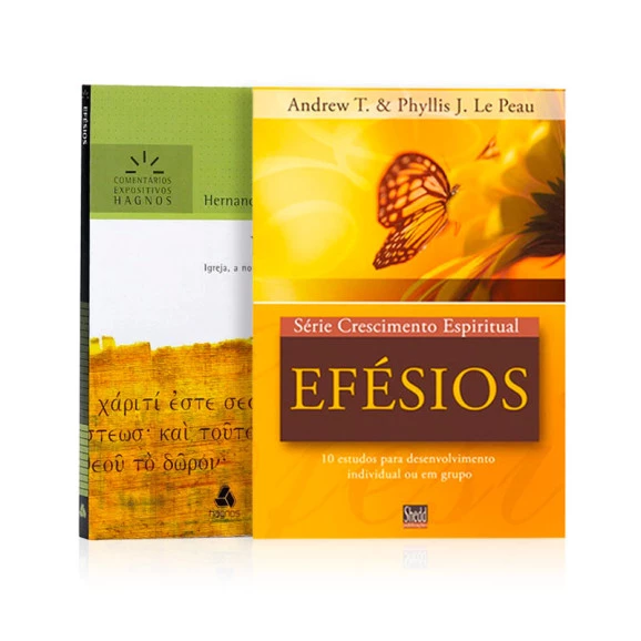 Kit 2 Livros | Efésios + Comentários Expositivo de Efésios | Hernandes Dias Lopes | Sabedoria e Conhecimento