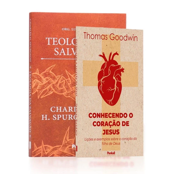 Kit 2 Livros | Conhecendo o Coração de Jesus | Thomas Goodwin + Teologia da Salvação | Charles Spurgeon | Caminhos da Redenção: Conhecendo o Coração de Jesus e a Salvação Eterna" 						