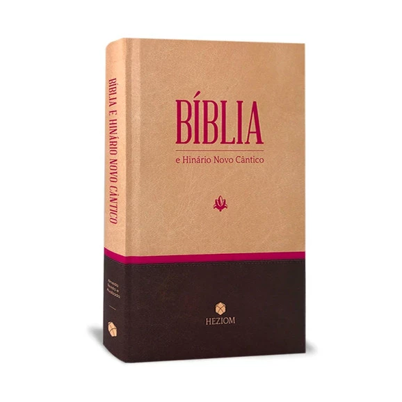 Bíblia e Hinário Novo Cântico | ARA | Capa Dura | Rosa