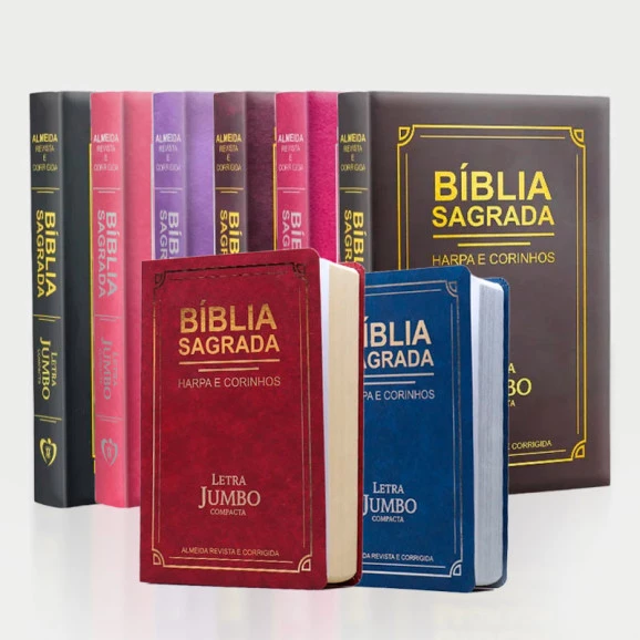 Kit 8 Bíblias do Culto com Acabamento Luxo