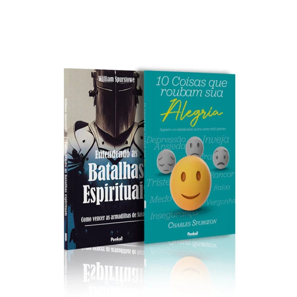 Kit 2 livros | Entendendo as Batalhas Espirituais + 10 Coisas que Roubam sua Alegria | Batalhando pela Alegria