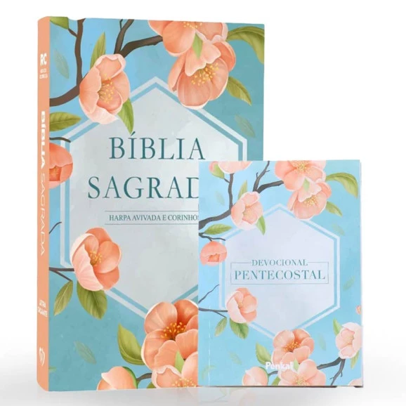 Kit Bíblia | RC | Letra Gigante | Hexagonal + Devocional o Poder da Mulher de Oração | Tempo de Poder