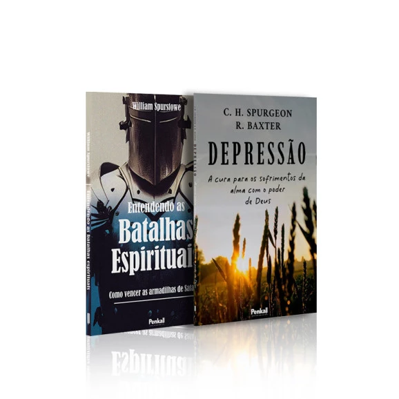 Kit 2 livros | Entendendo as Batalhas Espirituais + Depressão | Charles Spurgeon & Richard Baxter | Entendendo a Depressão 