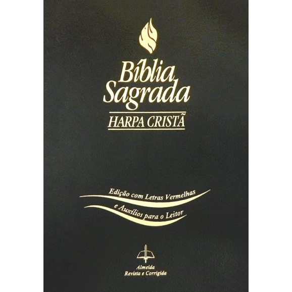 Bíblia Sagrada | Letras Vermelhas | Auxilios Para O Leitor | Preta