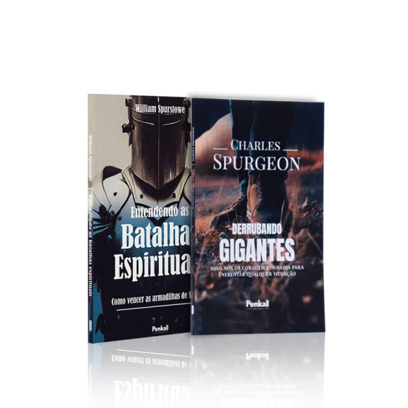 Kit 2 livros | Entendendo as Batalhas Espirituais + Derrubando Gigantes | Verdadeiros Guerreiros (padrão)