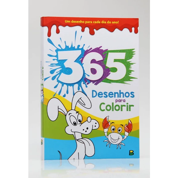 365 Desenhos Para Colorir | Azul | Brasileitura