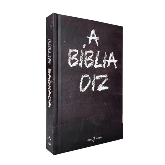 Bíblia de Estudo Diz | NVI | Leitura Perfeita | Capa Dura | Giz (padrão)
