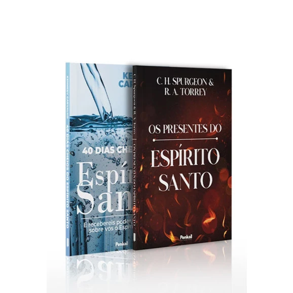 Kit 2 livros | 40 Dias Cheios do Espírito Santo + Os Presentes do Espírito Santo | Presentes do Espírito