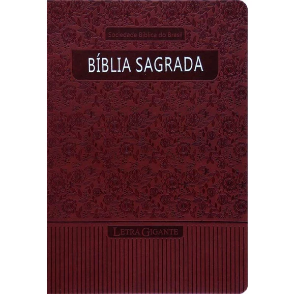 Bíblia Sagrada | RA | Emborrachada | Vermelha  | Luxo com Índice