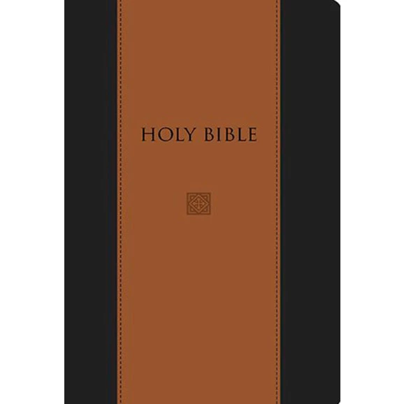 King James Devotional Bible | Letra Normal | Luxo | Preta/Marrom
