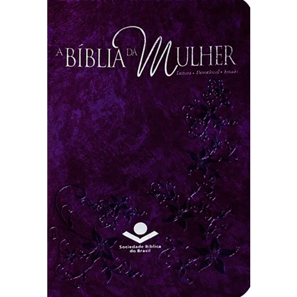 Bíblia Da Mulher | RA | Letra Normal | Luxo | Violeta