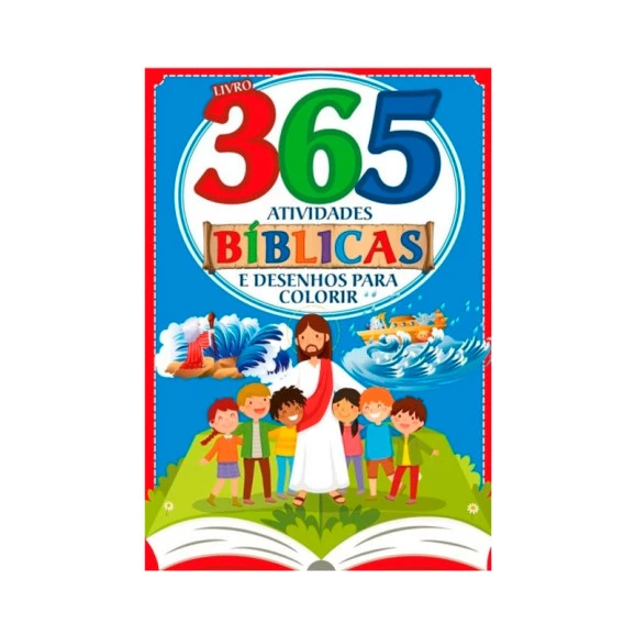 Livro 365 Atividades Bíblicas e Desenhos Para Colorir | On Line