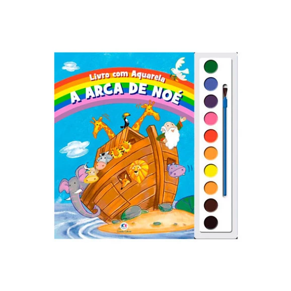 Livro com Aquarela | A Arca de Noé | Ciranda Cultural