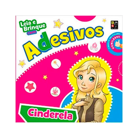 Leia E Brinque Com Adesivos | Cinderela | Paulo Moura | Pé Da Letra