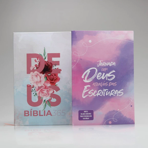 Kit Jornada com Deus Através das Escrituras Aquarela | Deus 365