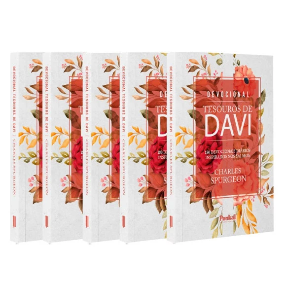 Kit 5 Livros | Devocional Tesouros de Davi | Aquietai-vos | Charles Spurgeon